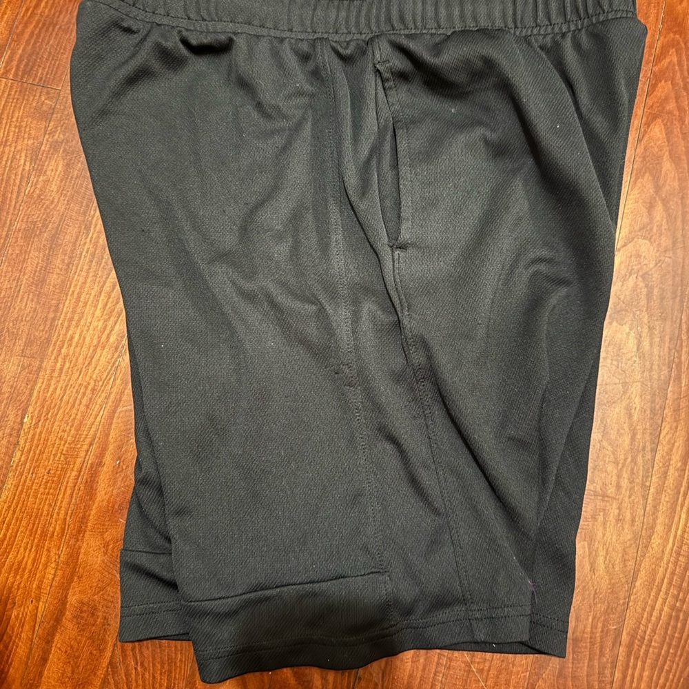 Men's Black Athletic Shorts - Picture 5 of 9